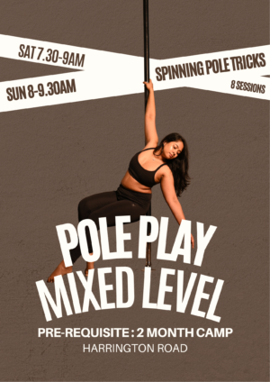 Mixed Level Pole Play | Sat 7.30-9am & Sun 8-9.30am | Harrington Road | Starts July 5th
